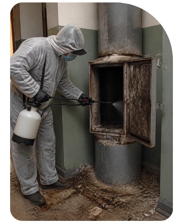 Дезинфекция мусоропровода в Барабинске по цене от 5079 р. | Сенат-Ббн